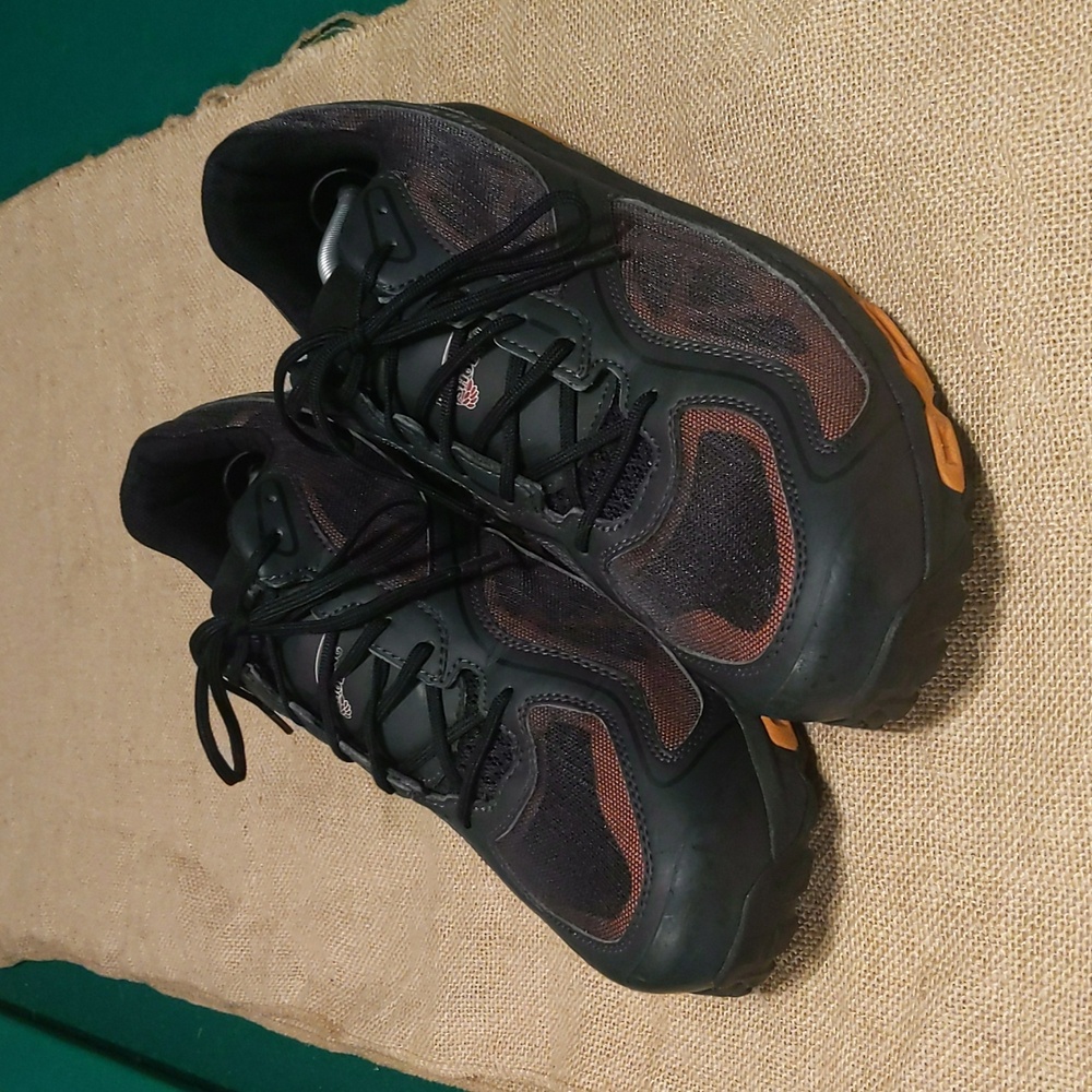 Red Wing Shoes Black and Orange Men's Sneakers